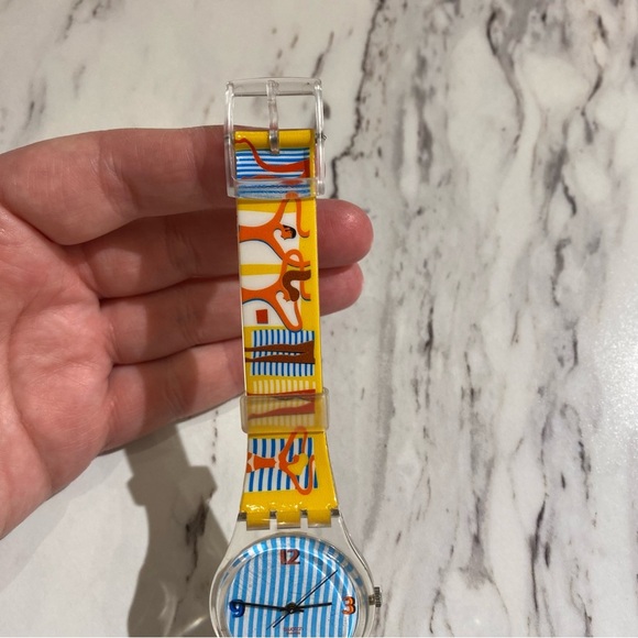 Vintage Swatch Watch Bikini Beach model 2004 unisex Swiss Made - Picture 4 of 9